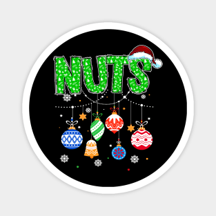 Funny Chest Nuts Matching Chestnuts Christmas Couples Nuts Magnet